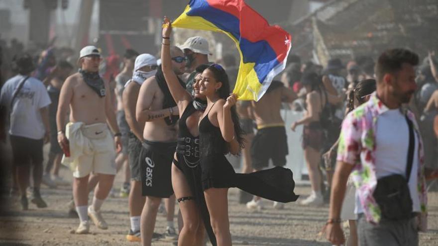 Ambiente en el Monegros Desert Festival