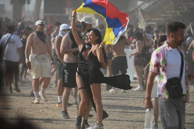 Ambiente en el Monegros Desert Festival