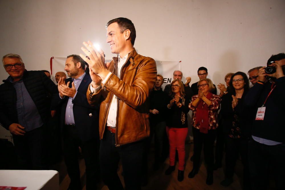 Pedro Sánchez en Castelló