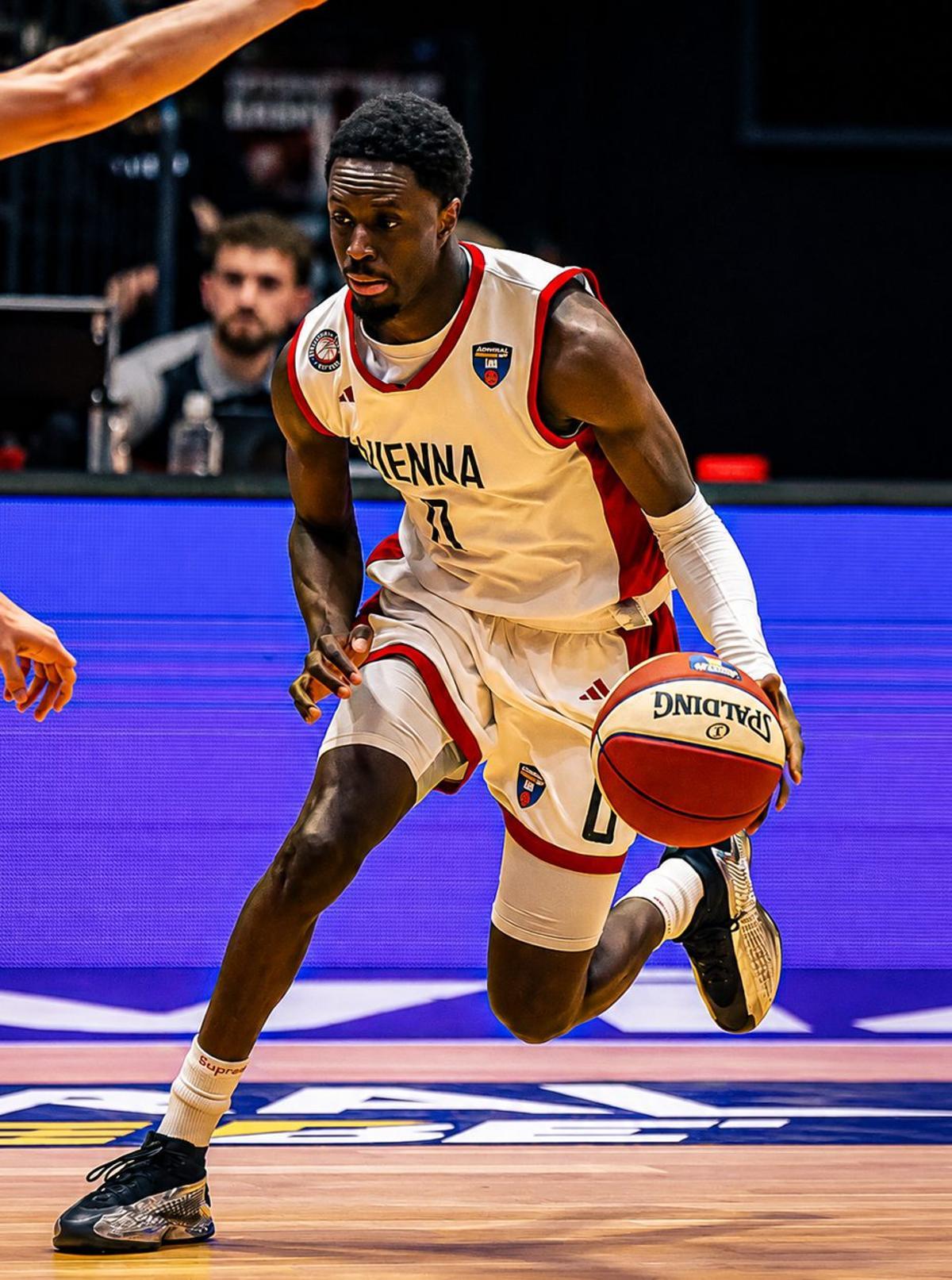 Souley Boum, en un encuentro de la ABA League con el Vienna. | FIBA