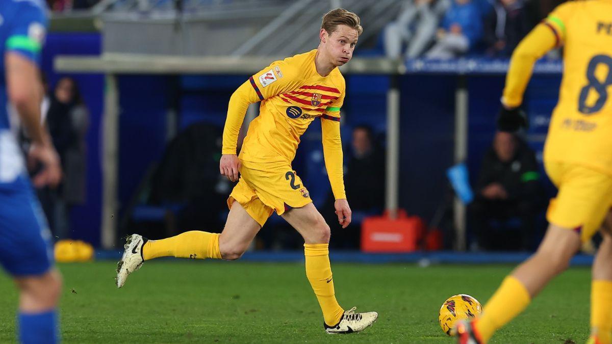 Frenkie de Jong, ante el Alavés