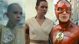 Fotogramas de The Last Airbender, Star Wars IX: el ascenso de Skywalker y Flash, tres películas decepcionantes.