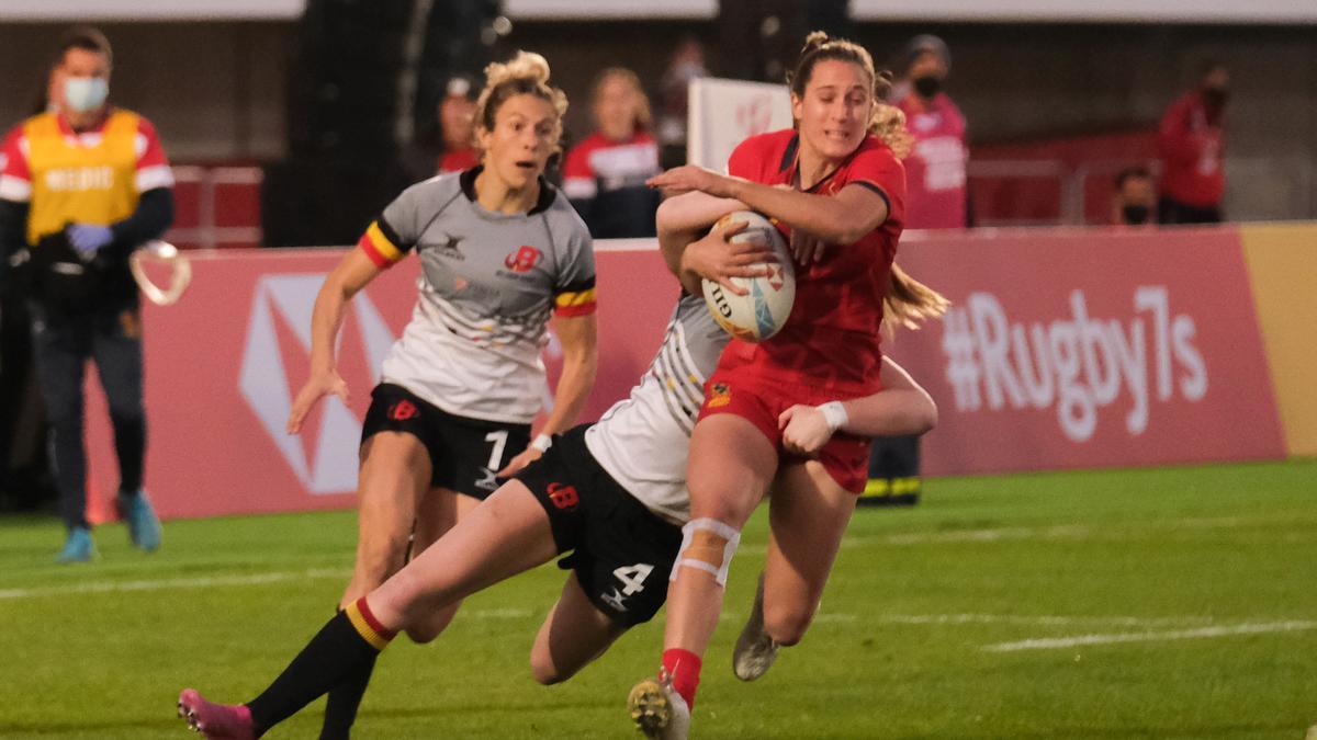 Las imágenes de las Series Mundiales HSBC de rugby 7 en Málaga