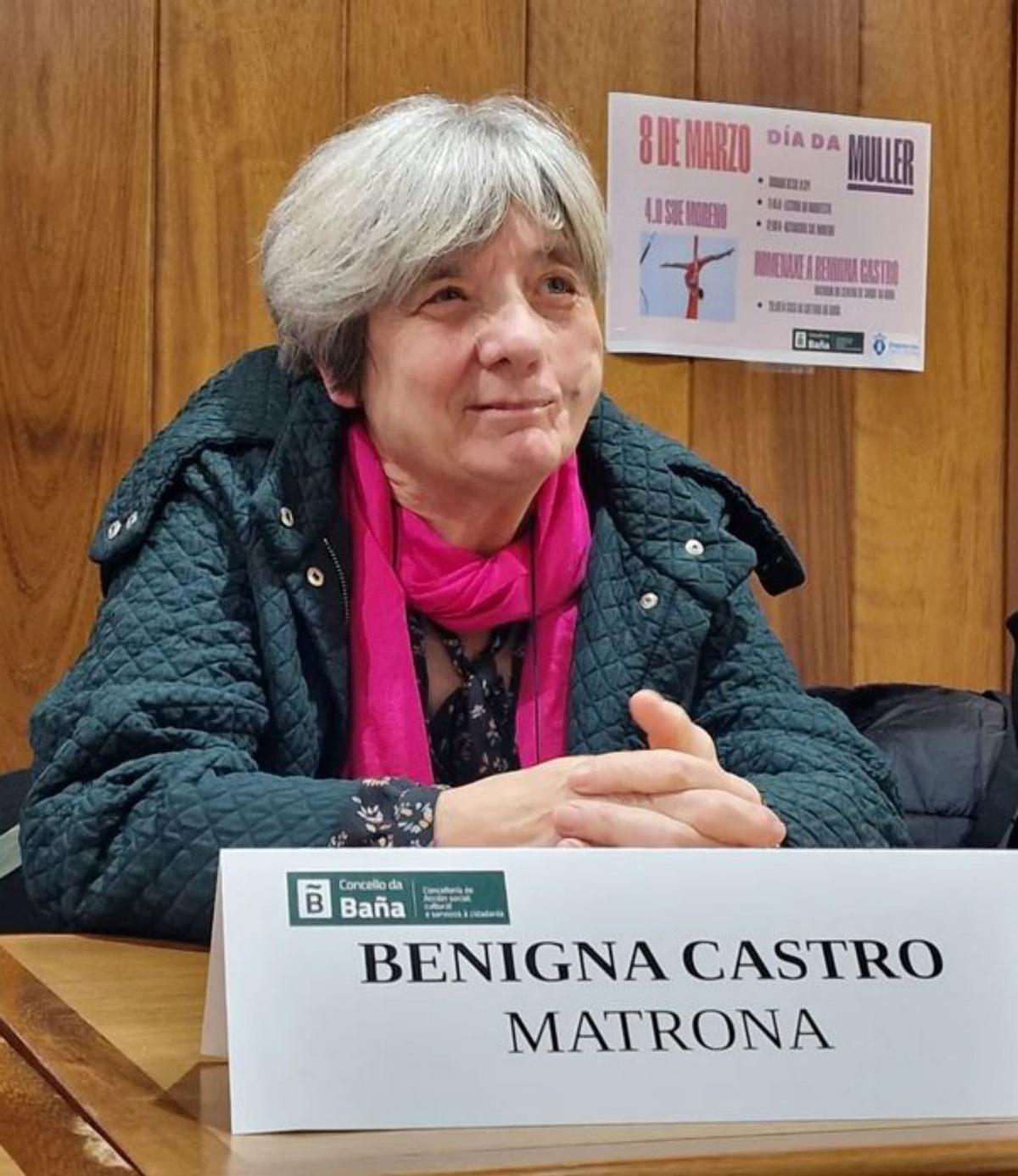 A matrona bañense Benigna Castro / cedida