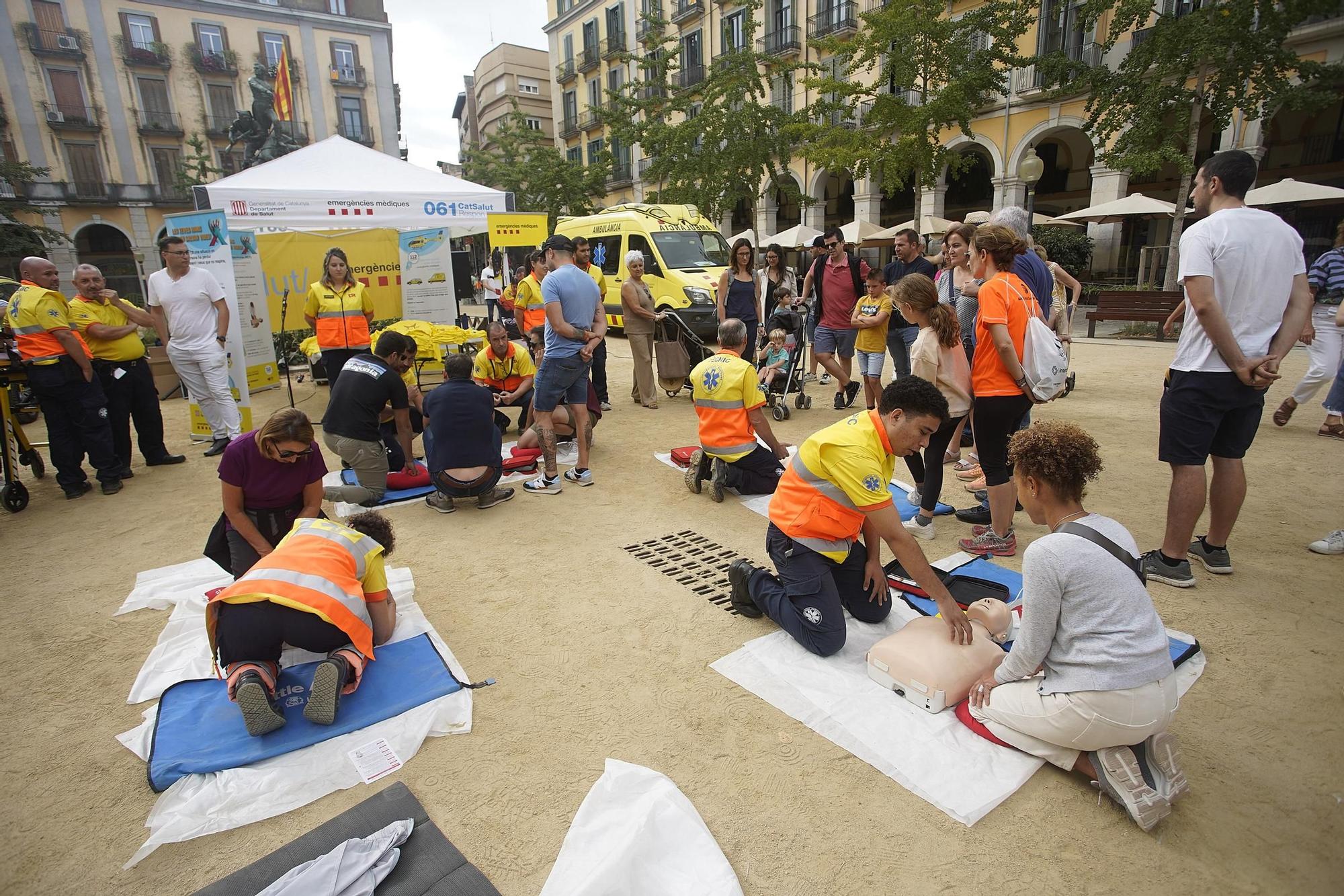 Taller pràctic de reanimació cardiopulmonar a Girona