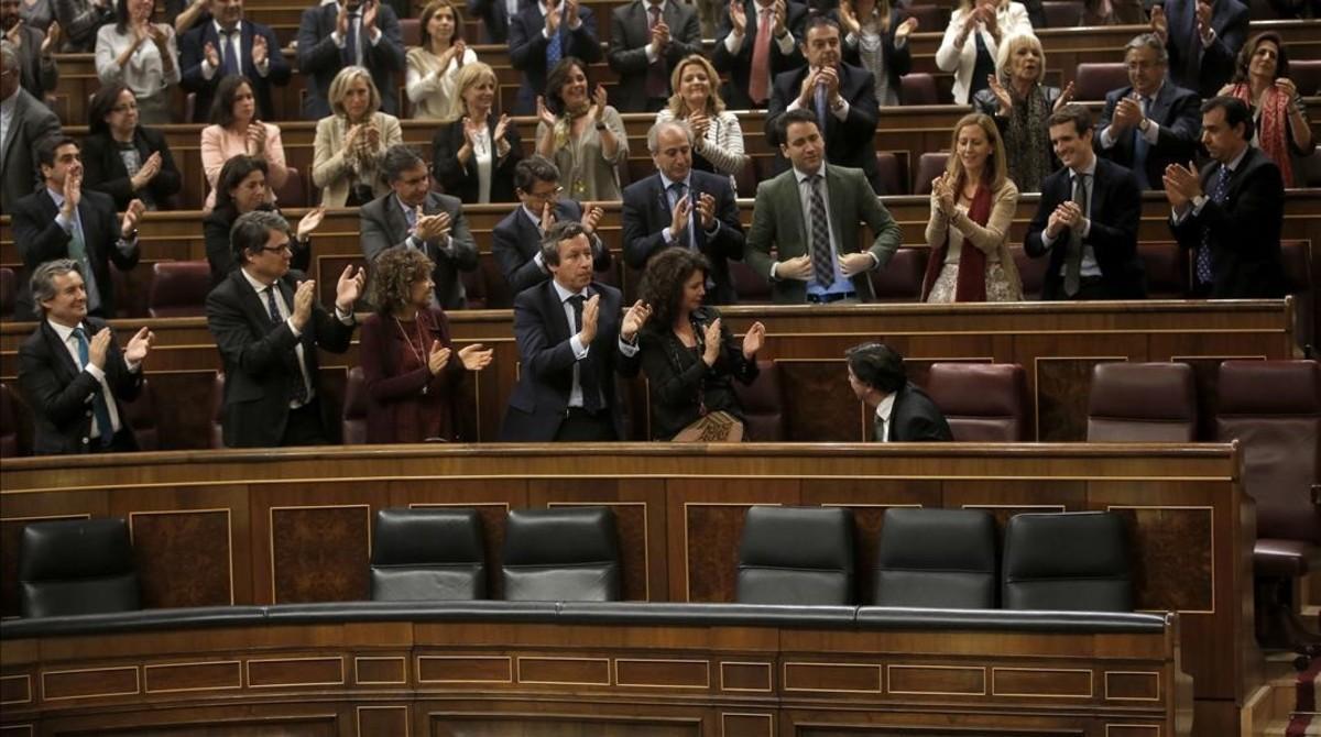 Diputados en el Congreso. 