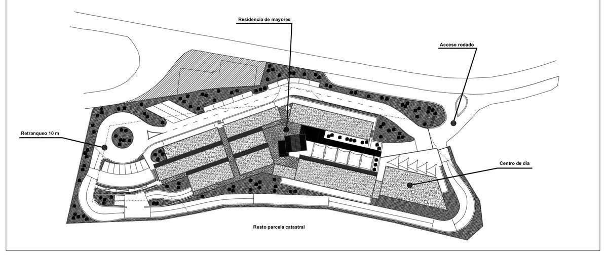 Anteproyecto presentado por el PSOE para una residencia en Sant Josep