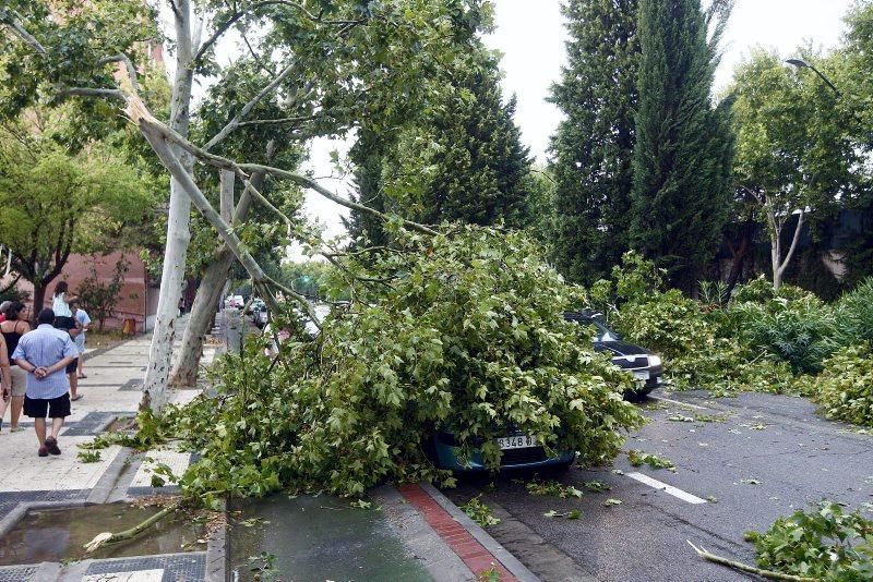 Fuerte tormenta en Zaragoza