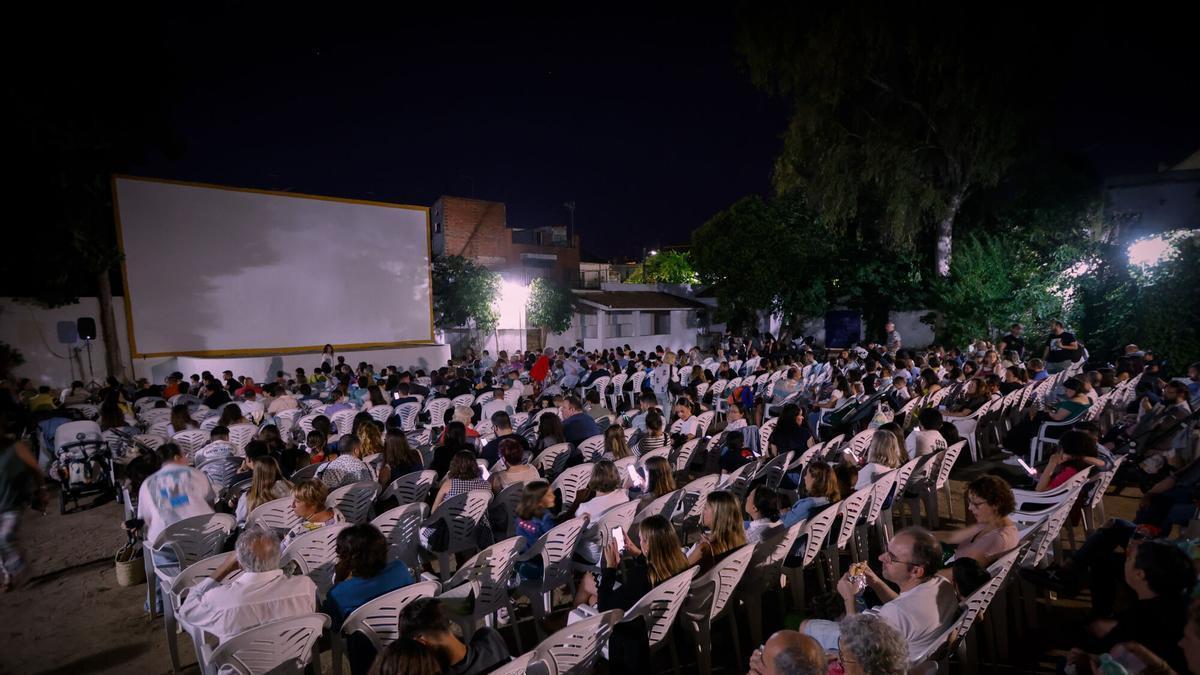 Imagen del cine de verano Delicias el año pasado.