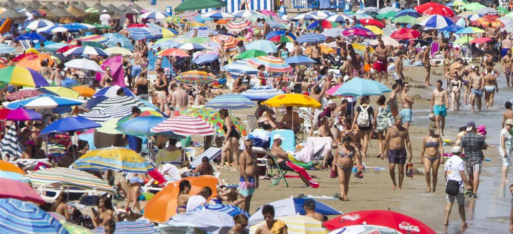 Finde de fuerte calor en Valencia