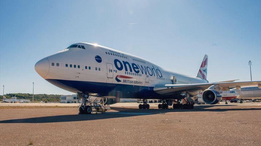 El aeropuerto de Castellón recibe el segundo Boeing 747-400 para su desmontaje