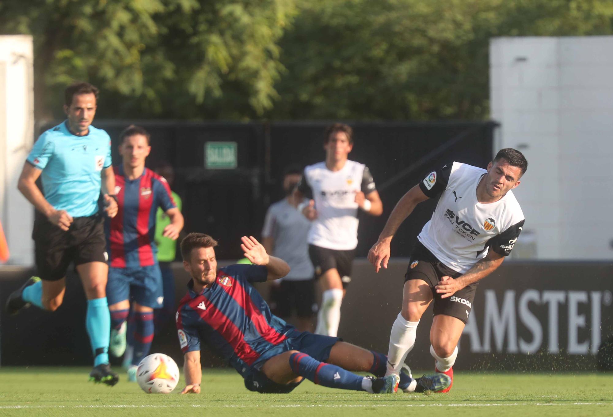 Intensidad y carácter durante el Valencia - Levante