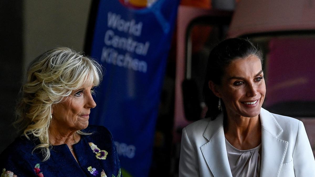 La Reina Letizia y Jill Biden