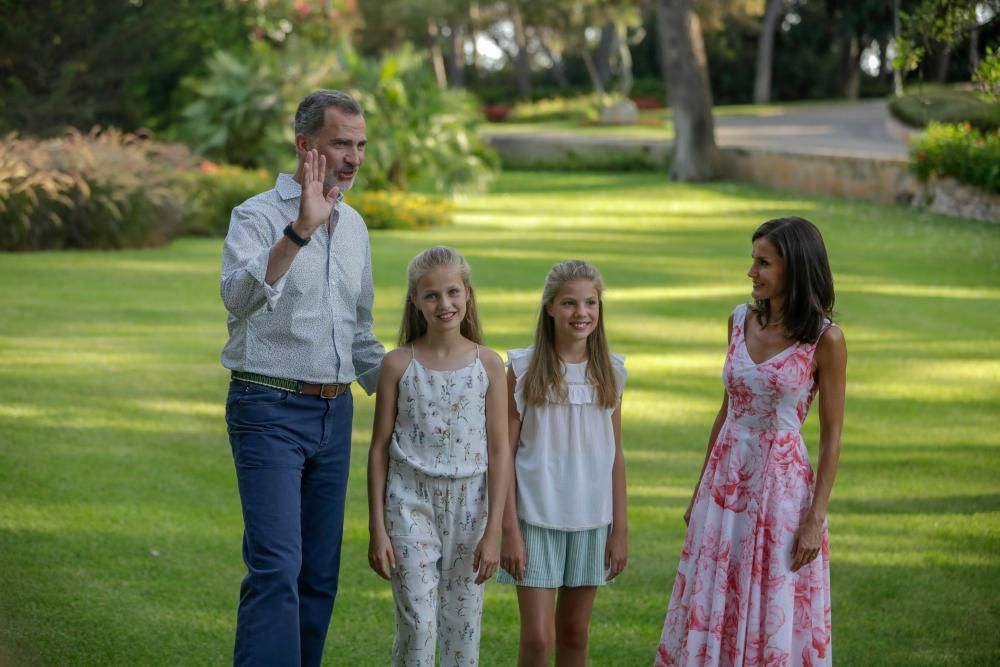 Familienfoto der spanischen Könige auf Mallorca