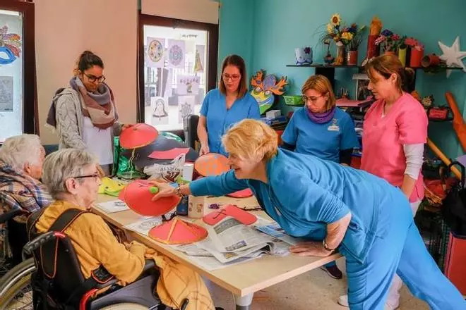 El 8M - Día Internacional de la Mujer en la residencia de mayores de Guía