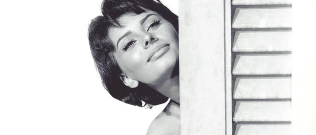 Sophia Loren, en una imagen divertida y poco conocida.