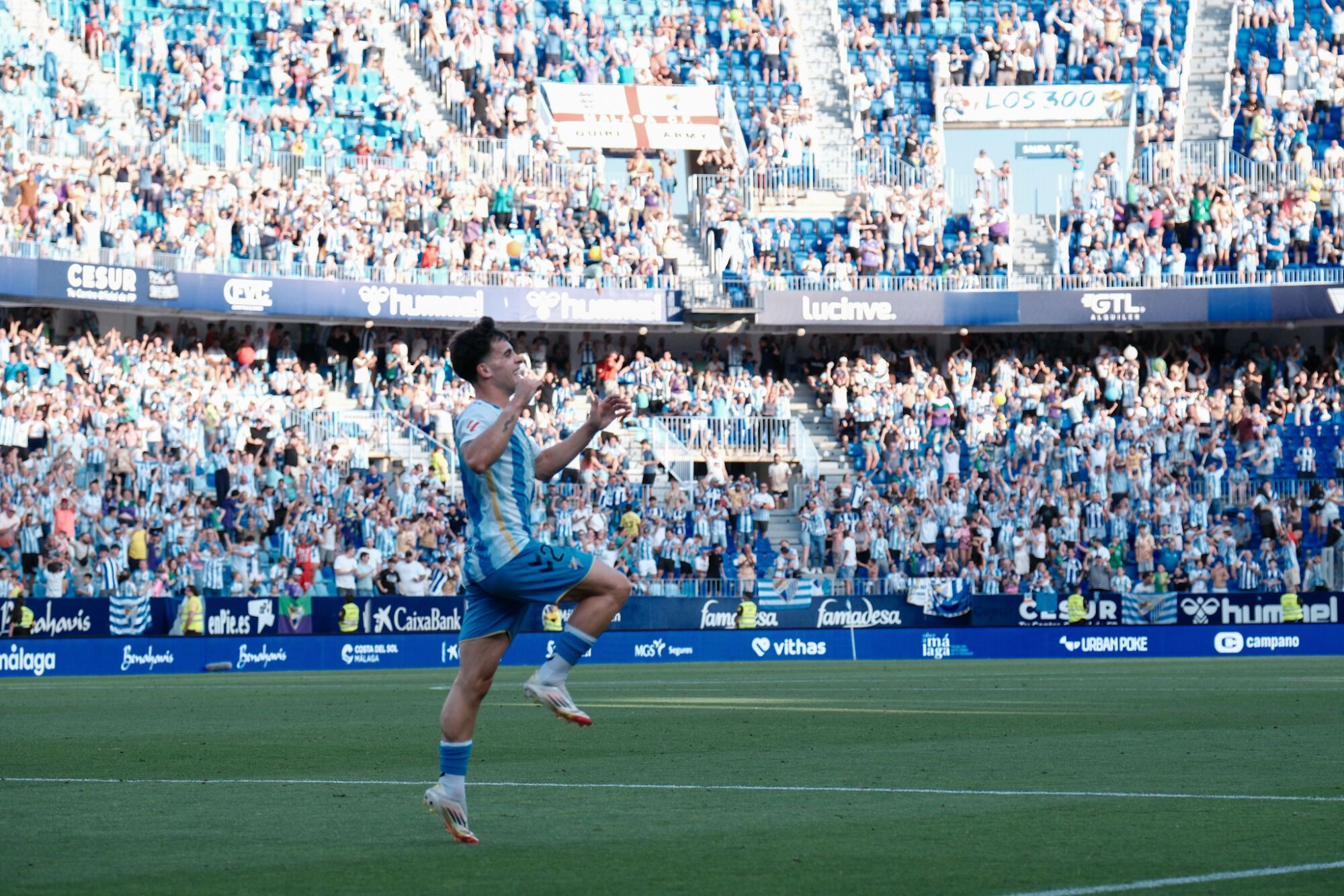 Málaga CF - Burgos CF. Jornada 42, Liga Hypermotion