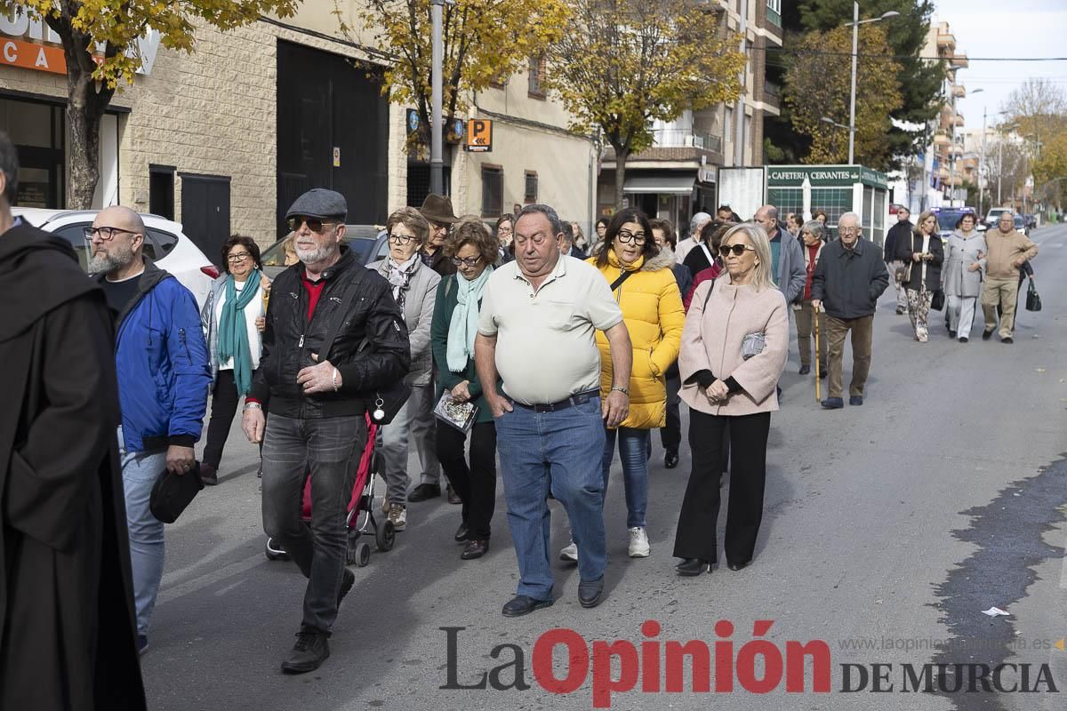 Así ha sido el traslado del cuatro y la reliquia de Santa Teresa de Jornet desde el Asilo hasta la Parroquia de la Concepción en Caravaca