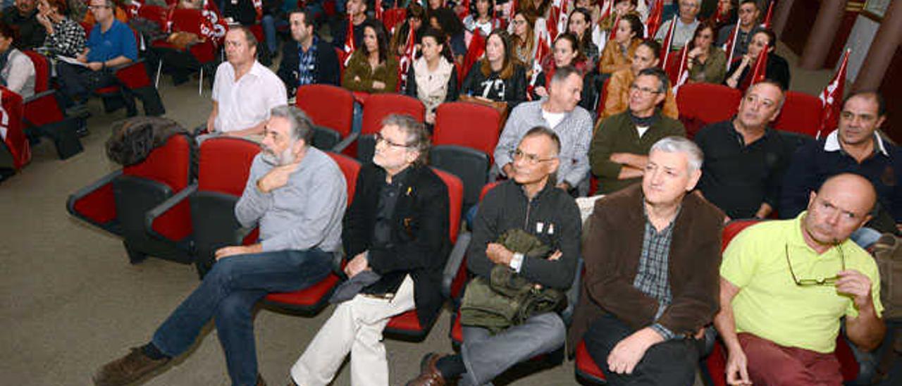 Imagen de la asamblea de delegados de CCOO celebrada ayer.
