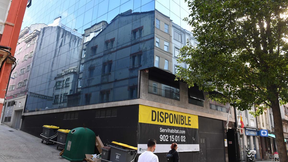 Vista de la sede de la Inspección de Trabajo en A Gaiteira.