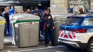 Dos detinguts relacionats amb el cadàver trobat en un contenidor de l'Eixample de Barcelona