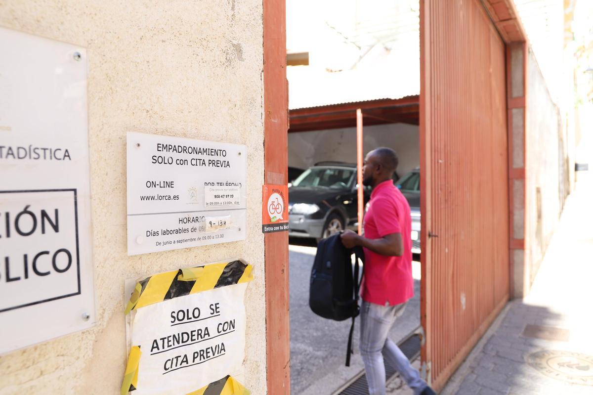 Puerta de acceso al Padrón de Lorca.