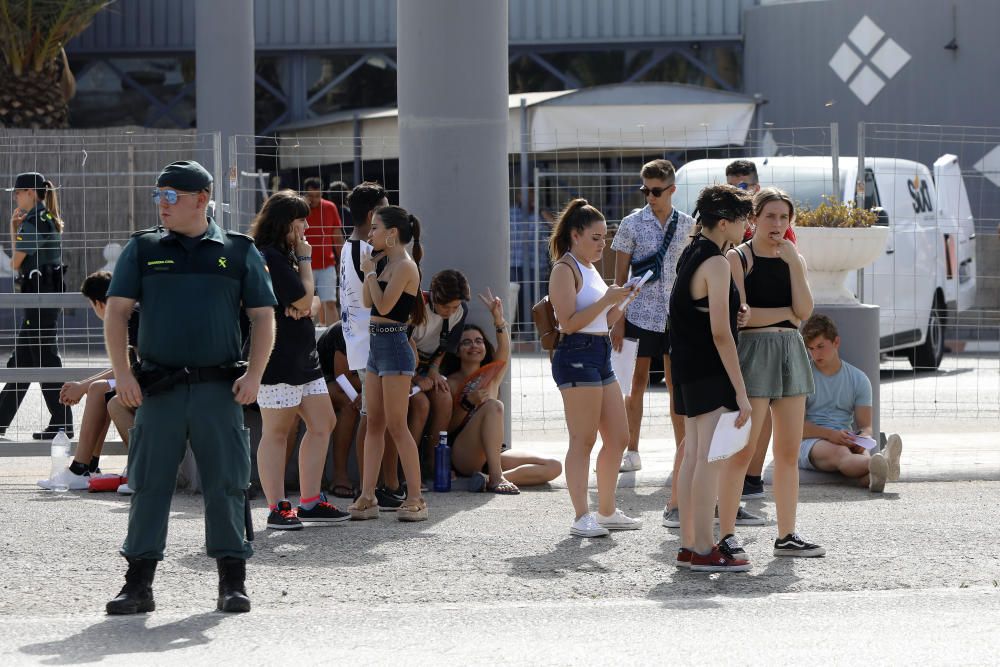 La Guardia Civil precinta el Marenostrum Festival