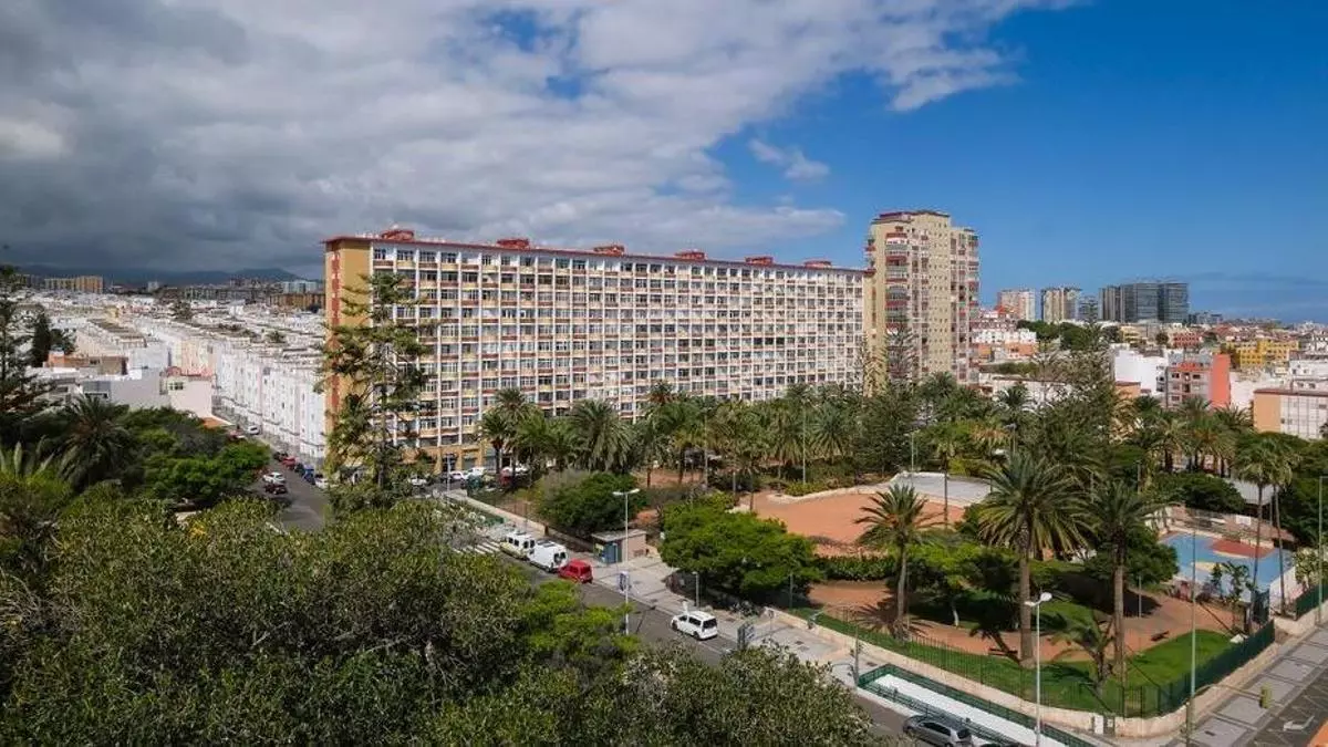 Más de 60 años del Edificio España en Schamann, en Las Palmas de Gran Canaria