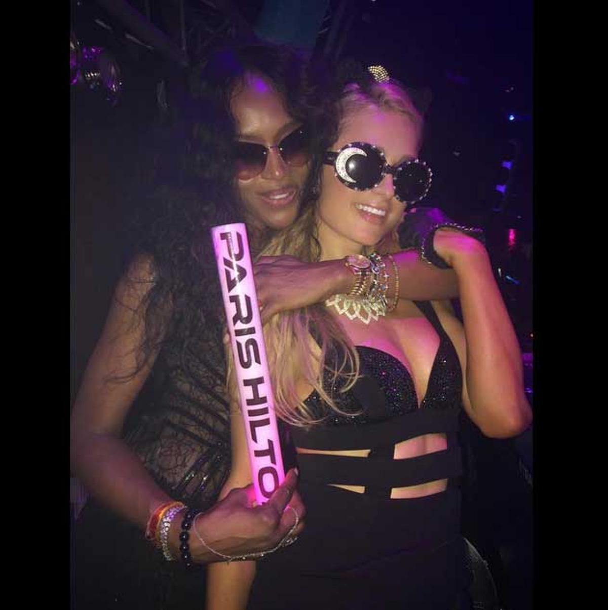 Paris Hilton y Naomi Campbell de fiesta en Ibiza