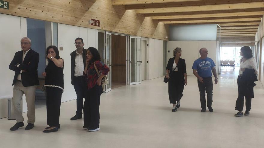 Los trabajos de traslado al nuevo centro de salud 