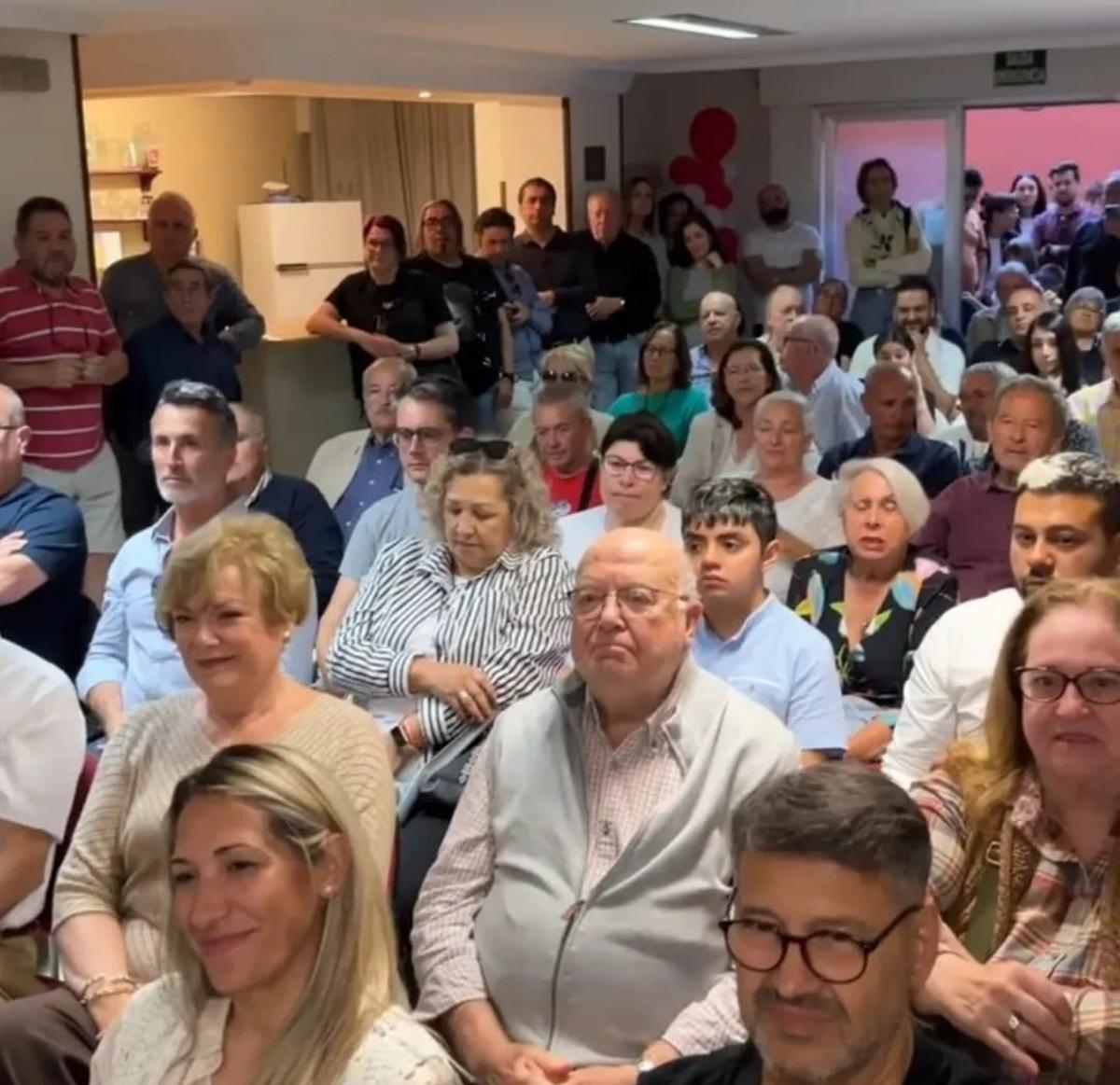 Asistentes a la presentación de la candidatura