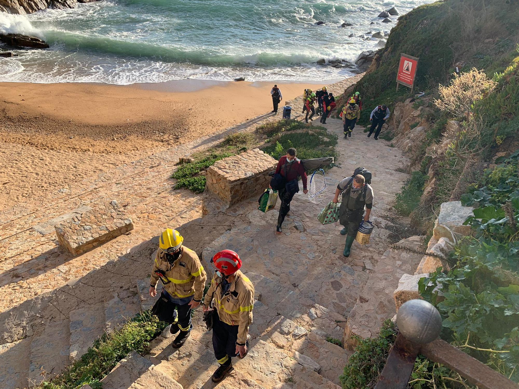 Rescat de dues persones a Tossa de Mar