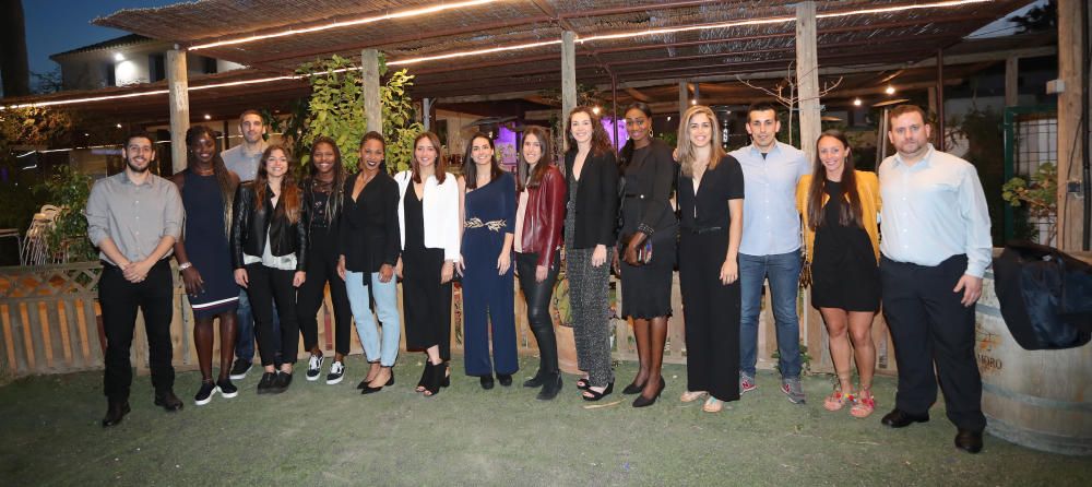 Cena del ascenso del Valencia Basket Femenino