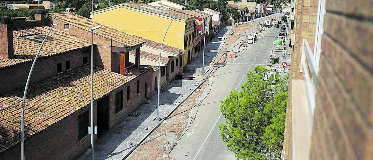 Las obras en la calle San Jaime que ejecuta Becsa avanzan a buen ritmo y cumpliendo lo marcado por el proyecto.