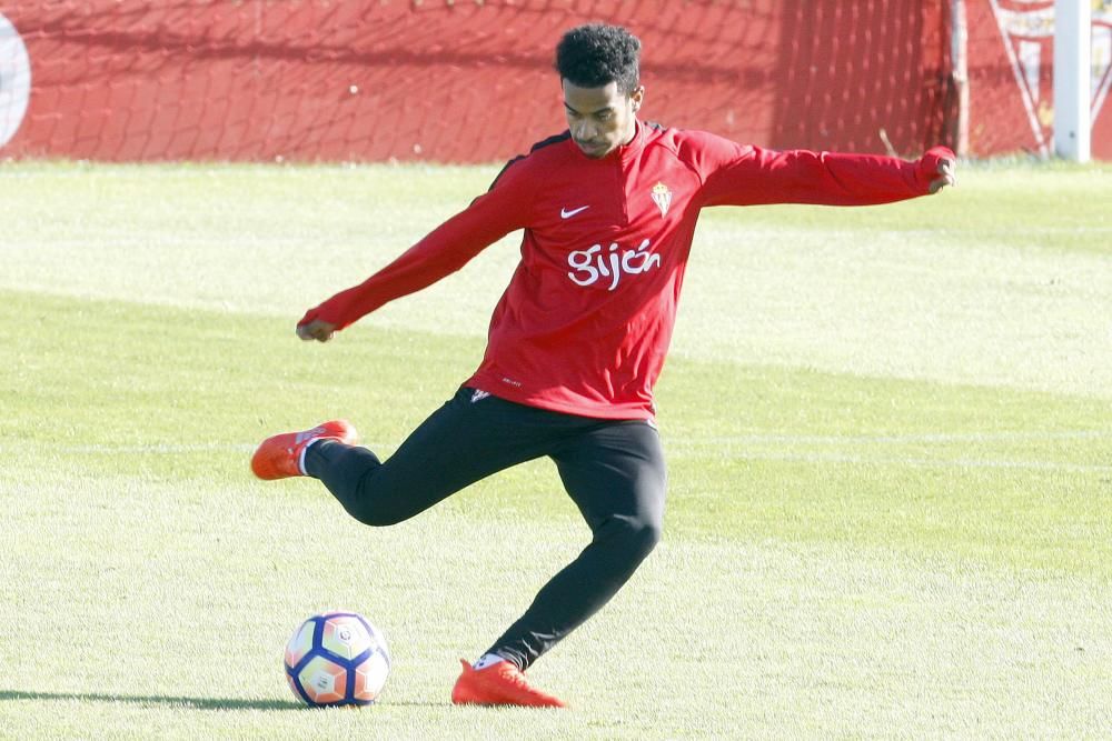 Entrenamiento del Sporting