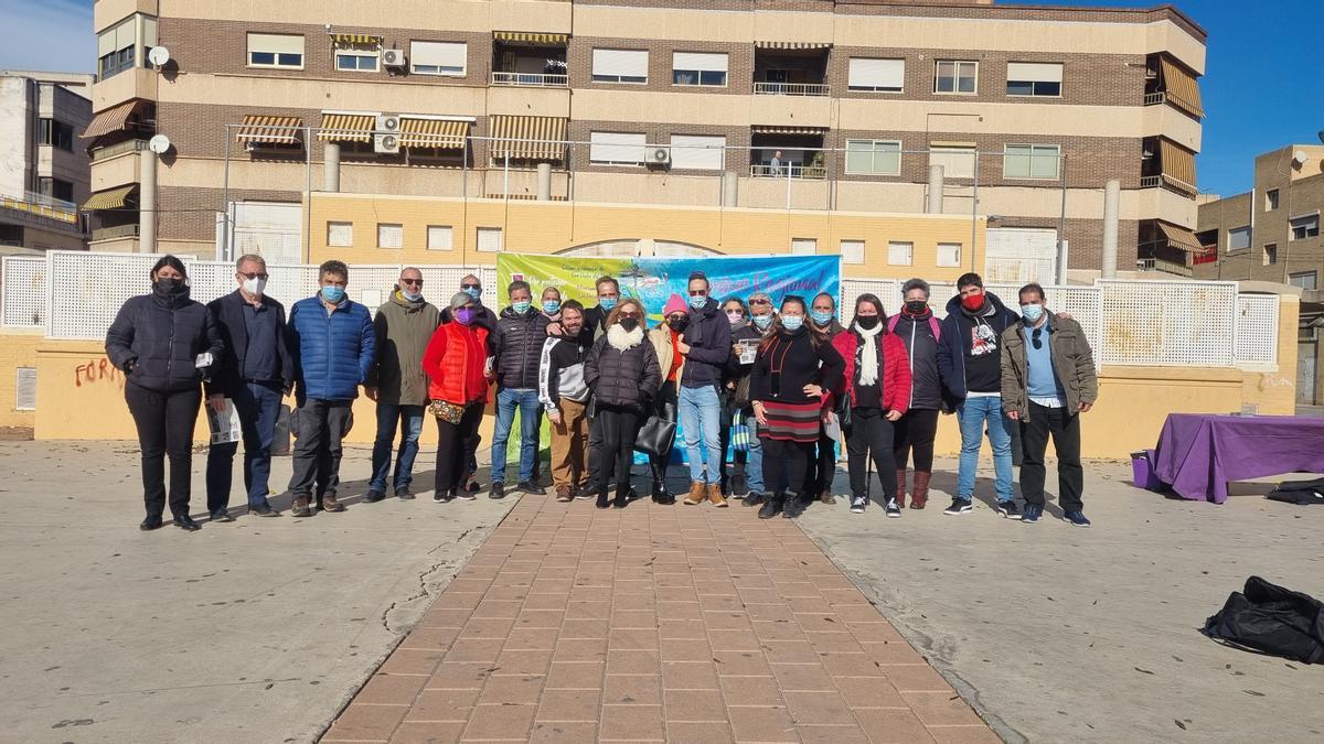 Primera asamblea municipal en el municipal en Murcia de Unidas Podemos.