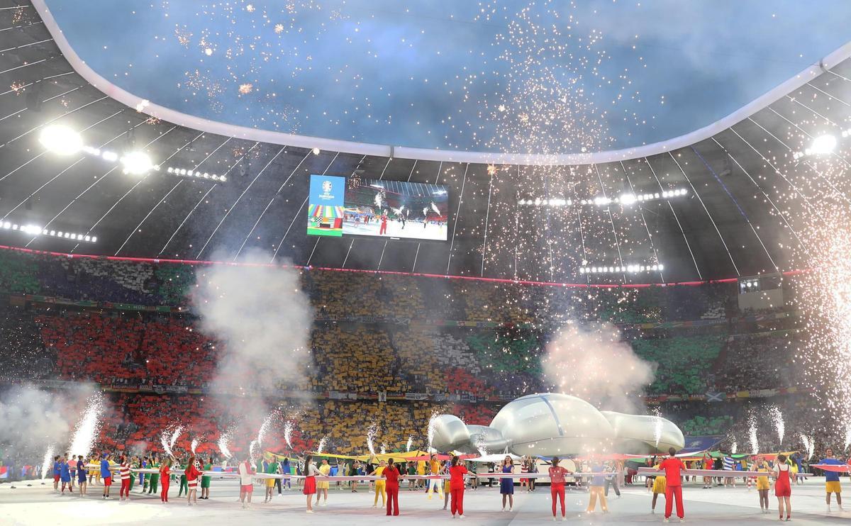 La ceremonia de inauguración de la Eurocopa 2024, en imágenes. La ceremonia de inauguración de la Eurocopa 2024, en imágenes.