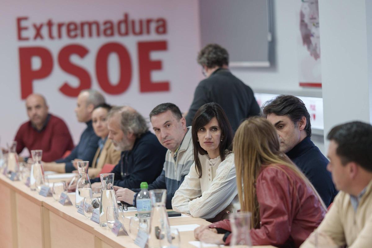 FOTOGALERÍA | Reunión de la Ejecutiva del PSOE este lunes en Mérida
