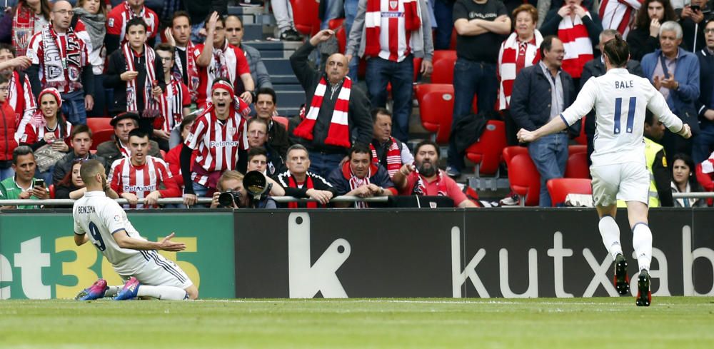 Las mejores imágenes del partido entre el Athletic y el Real Madrid en San Mamés.