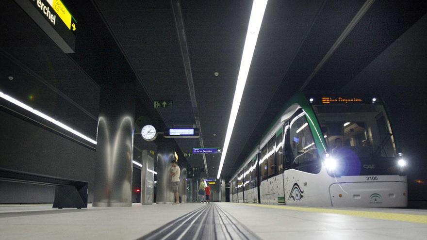 Una imagen de la estación del metro del Perchel.