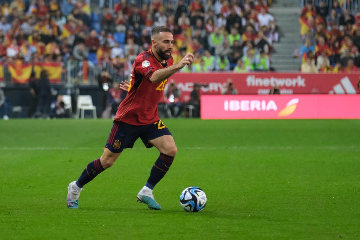 La Roja juega en Málaga contra Noruega, en imágenes