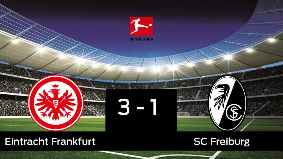 El Eintracht Frankfurt venció como local al SC Freiburg