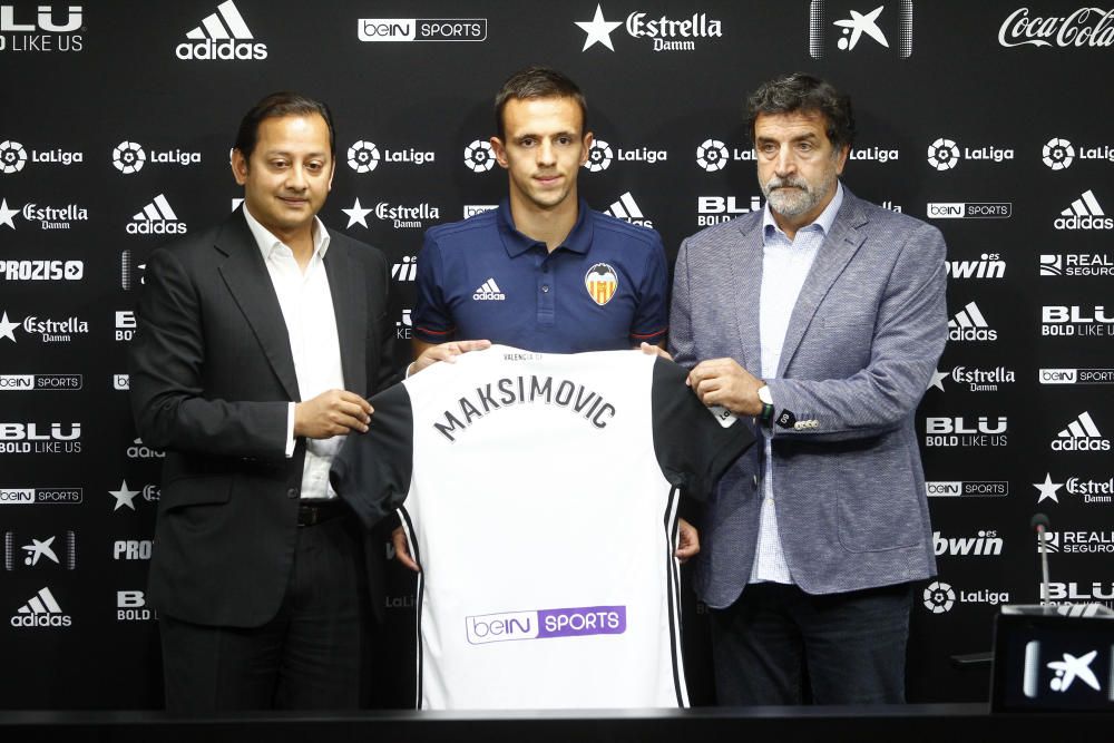 El Valencia CF presenta a Maksimovic