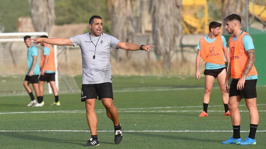 Germán Crespo, en el entrenamiento de este viernes en la Ciudad Deportiva.