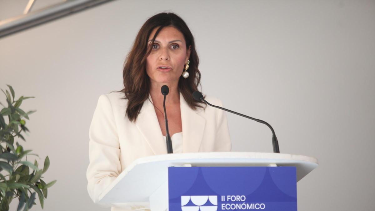 Mª Ángeles Pallarés, vicepresidenta primera de la Diputación.