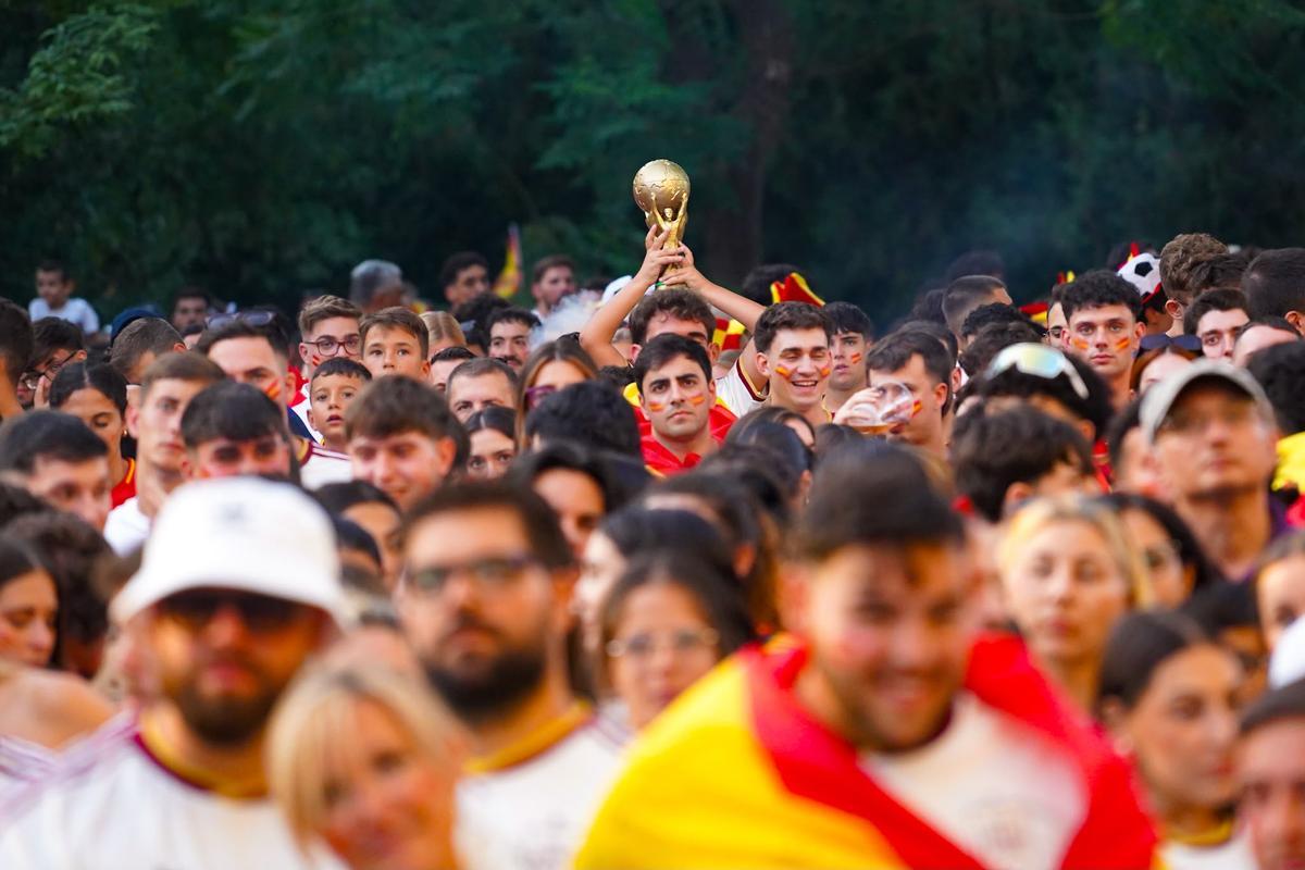 Las mejores imágenes de la celebración del segundo Mundial de España en Sevilla