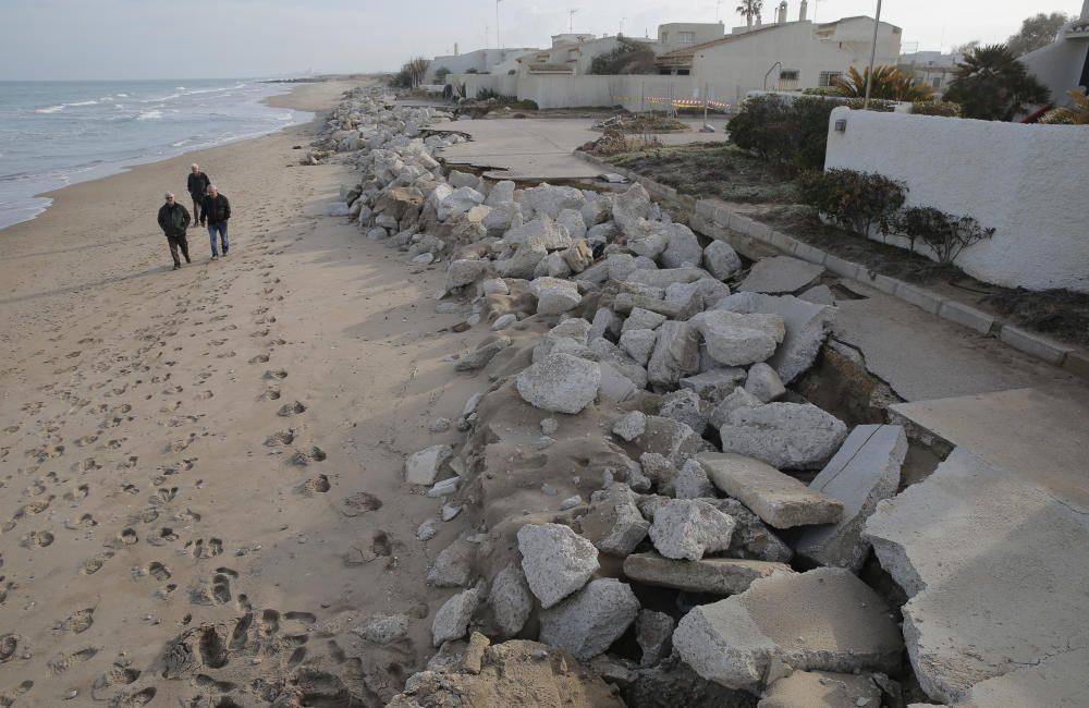 Obras en las playas del Saler y la Garrofera