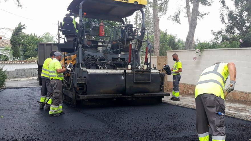 L&#039;Eliana invierte 732.000 euros en el asfaltado de las calles