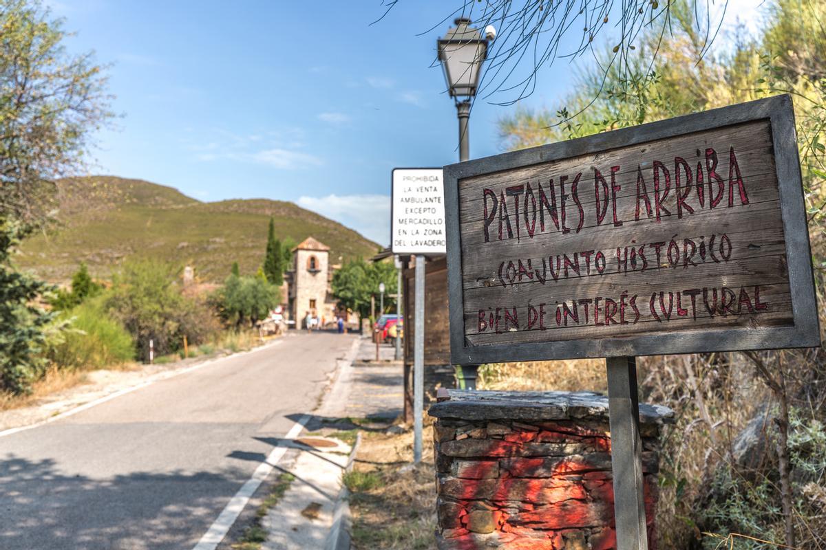 Entrada a Patones de Arriba, Madrid