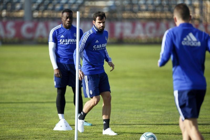 Entrenamiento del Real Zaragoza el 30 de enero